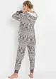 Pyjama onesie van sweat, bonprix