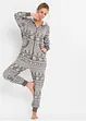 Pyjama onesie van sweat, bonprix