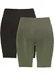 Biker short (set van 2), bonprix
