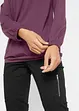 Katoenen longsleeve met elastiek van katoen, bonprix