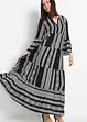 Maxi jurk met printvan soepele viscose, bonprix