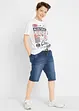 Jongens sweat jeans bermuda, regular fit, bonprix