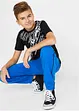 Jongens T-shirt slim fit van biologisch katoen, bonprix