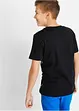 Jongens T-shirt slim fit van biologisch katoen, bonprix