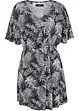 Shirt tuniek met V-hals en kimonomouwen, bonprix