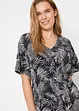 Shirt tuniek met V-hals en kimonomouwen, bonprix