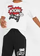 Jongens T-shirt en bermuda (2-dlg. set), bonprix