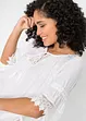 Tuniek met kant van zachte viscose, bonprix