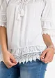 Tuniek met kant van zachte viscose, bonprix
