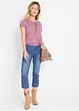 Slim fit mid waist jeans, cropped, bonprix