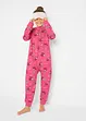 Meisjes pyjama onesie van biologisch katoen, bonprix