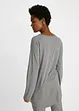 Oversized longshirt met ronde hals, bonprix