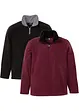 Fleece trui met schipperskraag (set van 2), bpc bonprix collection