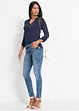 Skinny stretch jeans met mid waist, bonprix