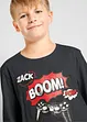 Jongens longsleeve (set van 2) met biologisch katoen, bonprix