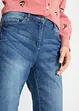 Stretch jeans bermuda met omslag, bonprix