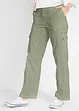 Mid waist cargo jeans in een katoenmix, bonprix