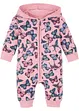 Baby sweat jumpsuit met capuchon van biologisch katoen, bonprix