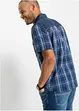 Overhemd met denim details en korte mouwen, bonprix