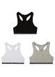 Bralette met zacht katoen (set van 3), bonprix