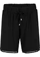Jersey short in een viscosemix met een comfortabele band en kant, bonprix