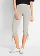 Capri legging met plooitjes (set van 2), bonprix