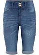 Jeans bermuda met mid waist, bonprix