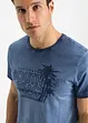 T-shirt in washed out look van biologisch katoen, bonprix