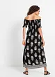 Carmen jurk van soepel viscose, bonprix
