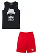 Jongens tanktop en korte broek van biologisch katoen (2-dlg. set), bonprix