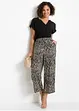 Gedessineerde culotte van soepele viscose, bonprix