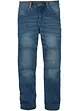 Stretch jeans met mid waist en verstevigde knieën, bonprix