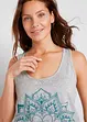 Katoenen top met mandala print, bonprix