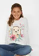 Meisjes longsleeve (set van 2) van biologisch katoen, bonprix