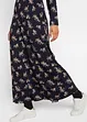 Gedessineerde maxi jurk van viscose, lange mouw, bpc bonprix collection