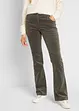 Stretch corduroy broek, bootcut, bonprix