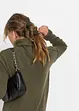 Gebreide jurk met een col, bonprix