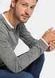 Henley shirt (set van 2), lange mouw, bonprix