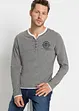 Henley shirt (set van 2), lange mouw, bonprix