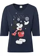 Shirt met Mickey Mouse-print en 3/4 mouwen, Disney