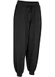 Joggingbroek met wijde pijpen, cropped, bonprix