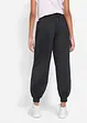 Joggingbroek met wijde pijpen, cropped, bonprix