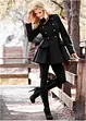 Korte coat in military style, bonprix