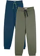 Sweatpants van puur katoen (set van 2), bonprix
