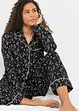 Pyjama met knoopsluiting (2-dlg. set), bonprix