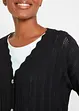Kort ajour vest met viscose, bonprix