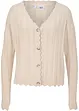 Kort ajour vest met viscose, bonprix