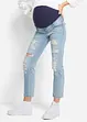 Cropped zwangerschapsjeans met destroyed effecten, bonprix