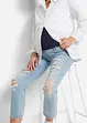 Cropped zwangerschapsjeans met destroyed effecten, bonprix