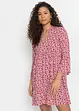 Mini jurk met volants van viscose, bonprix